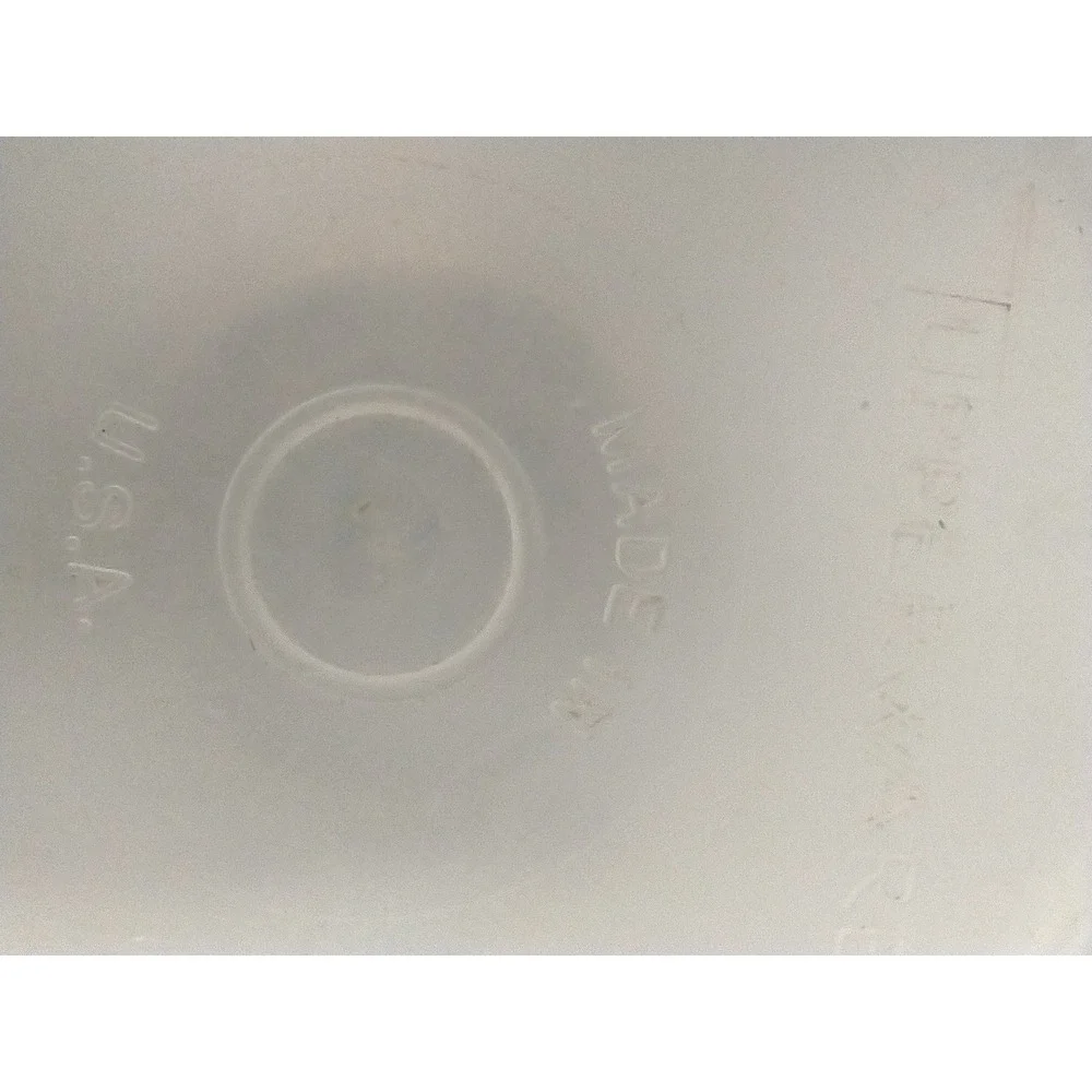 Vintage‎ Tupperware Midget Container 122-6 Translucent White with Lid 2oz USA
